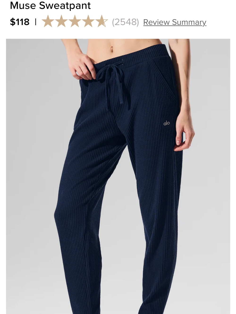 Alo muse sweatpants - Picture 7 of 7